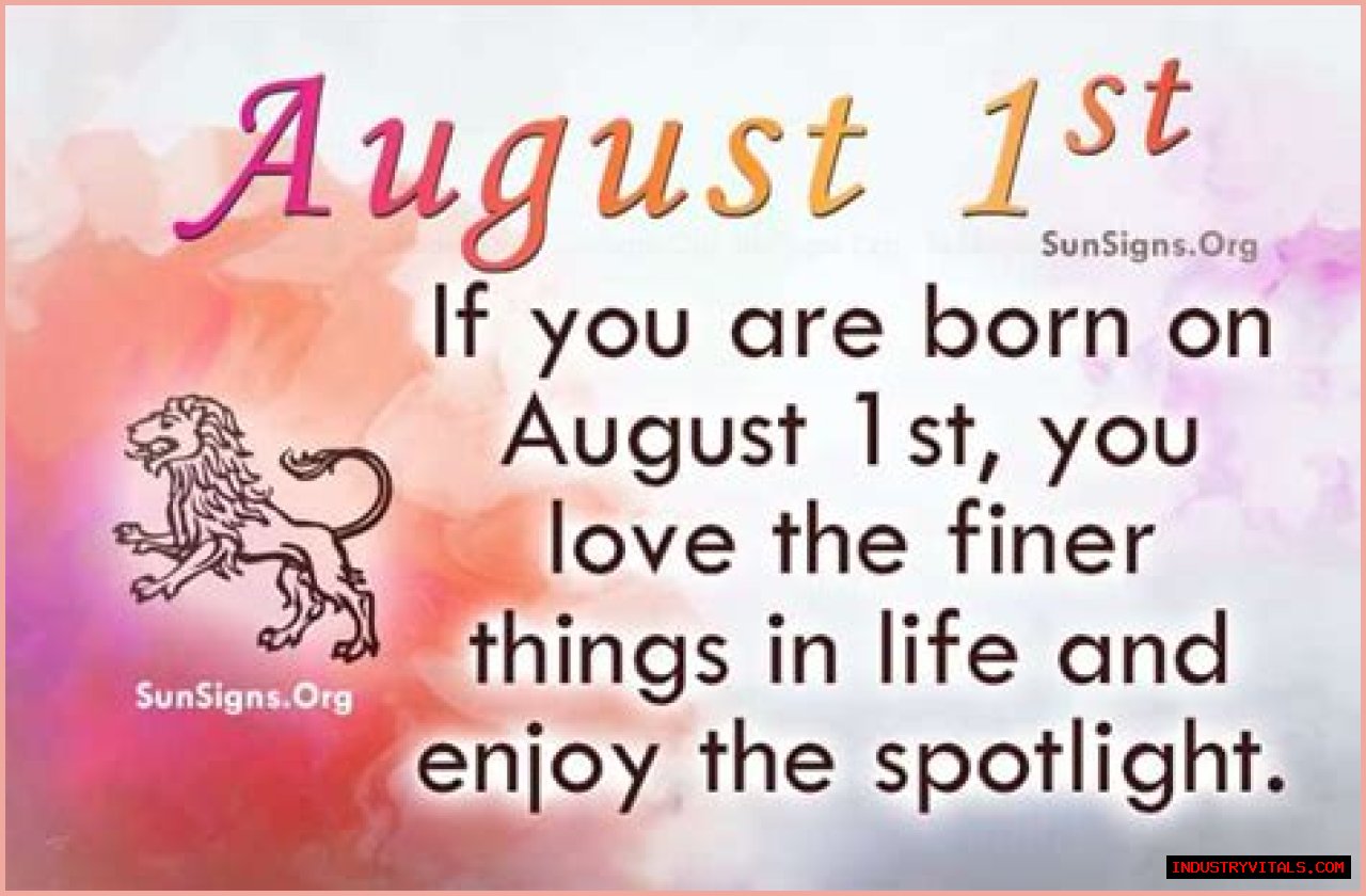 Famous birthdays for August 1