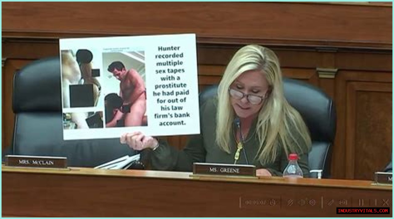 MTG displays Hunter Biden sex pics during Congressional hearing