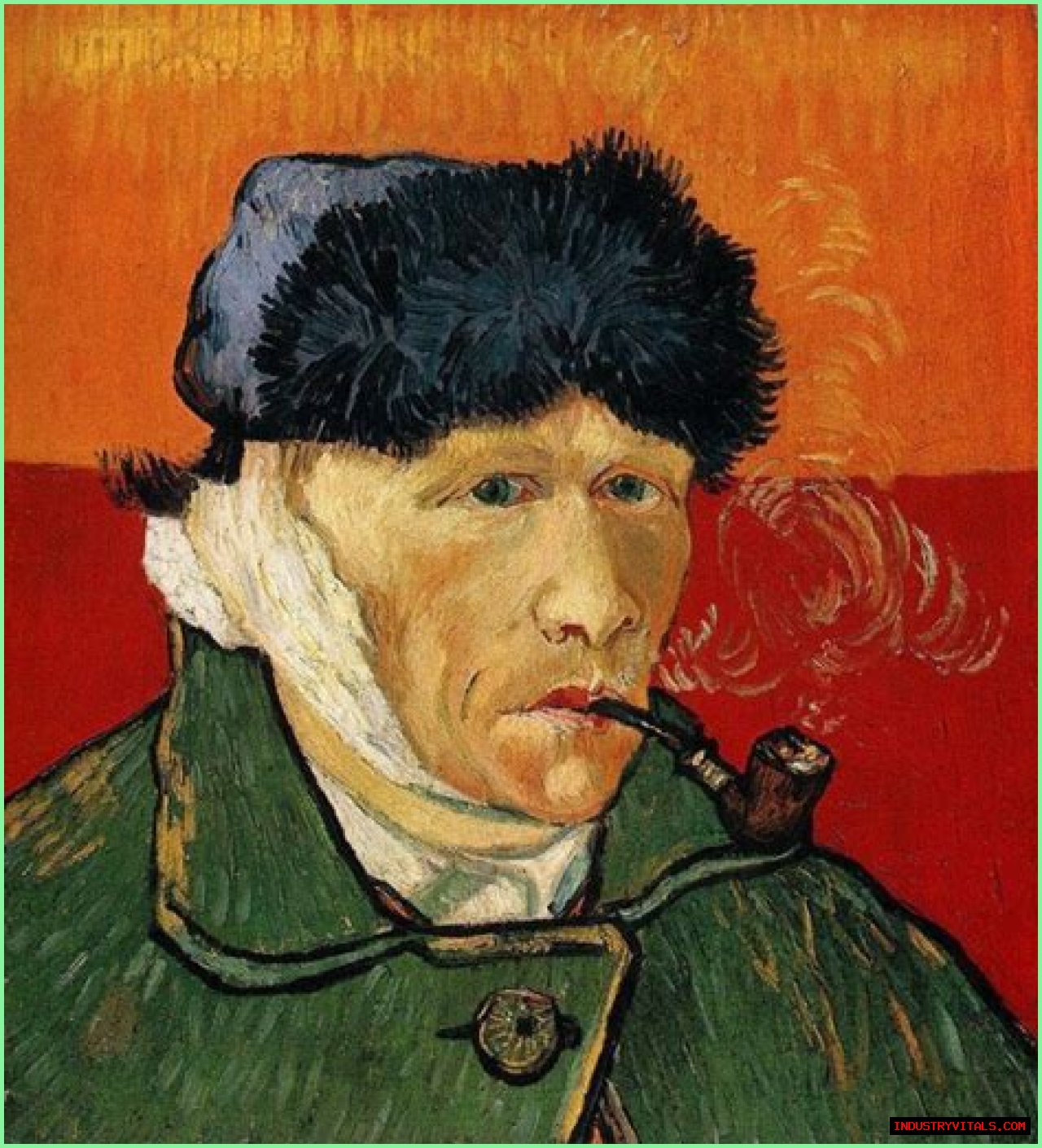 Van Gogh Skeleton Smoking - An Enlightening Look at the Van Gogh Skull